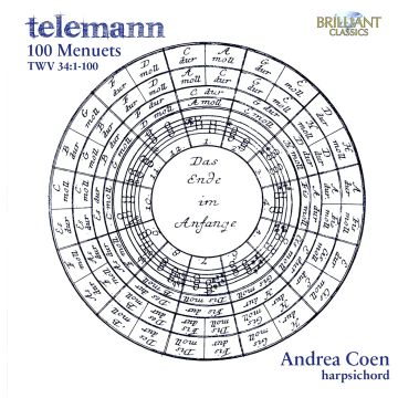 ANDREA COEN - TELEMANN: 100 MENUETS TWV 34:1-100