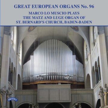 MUSCIO, MARCO LO - GREAT EUROPEAN ORGANS NO 96 THE MATZ & L