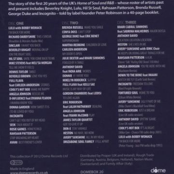 VARIOUS ARTISTS - DOME:TWENTY YEARS