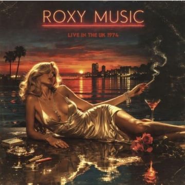 ROXY MUSIC - CITY HALL. NEWCASTLE 28TH OCTOBER 1974 FM RADIO (RED VINYL)