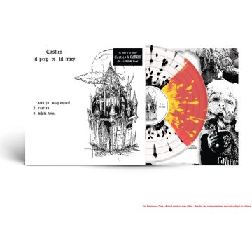 LIL PEEP - CASTLES I & II (WHITE WITH BLACK SPLATTER/RED WITH YELLOW SPLATTE