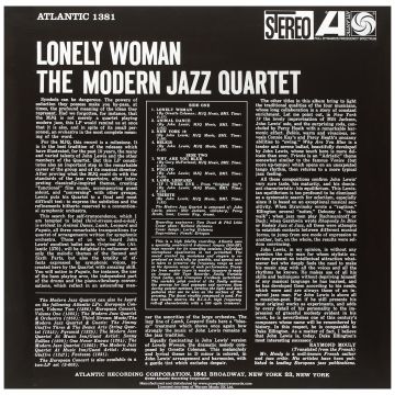 MODERN JAZZ QUARTET - LONELY WOMAN (180G)