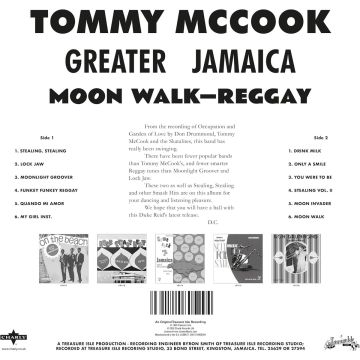 TOMMY MCCOOK - GREATER JAMAICA MOON WALK - REGGAY (DELUXE/COLLECTOR'S EDITION)