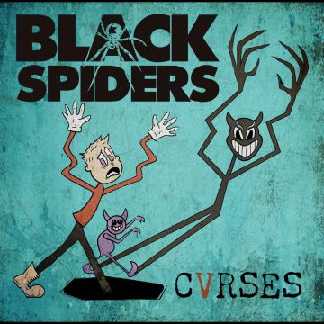 BLACK SPIDERS - CVRSES (WHITE VINYL)