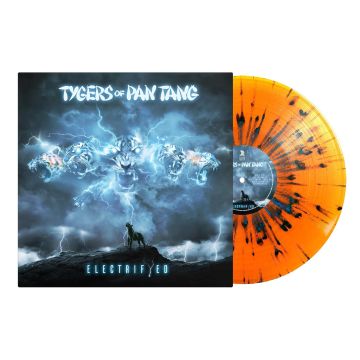 TYGERS OF PAN TANG - ELECTRIFYED (TRANSPARENT ORANGE W/BLUE SPLATTER VINYL)