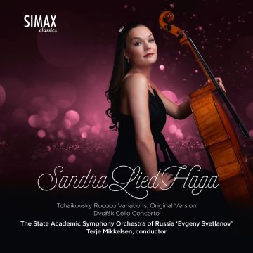 SANDRA LIED HAGA - TCHAIKOVSKY: VARIATIONS ON A ROCOCO THEME ORIGINAL / DVORAK: CONC