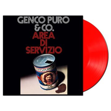 Genco Puro & Co - Area Di Servizio [LP] (Red Vinyl, first time on vinyl, original 1972 70x100cm promotional poster, limited)