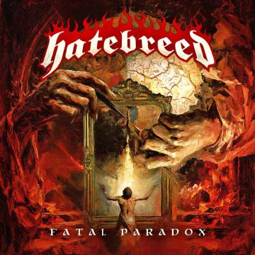 HATEBREED - FATAL PARADOX (ORANGE BLACK SPLATTER)