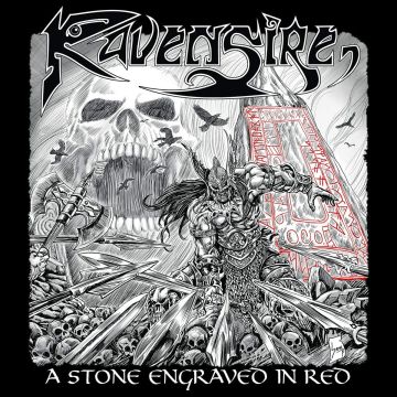 RAVENSIRE - STONE ENGRAVED IN RED