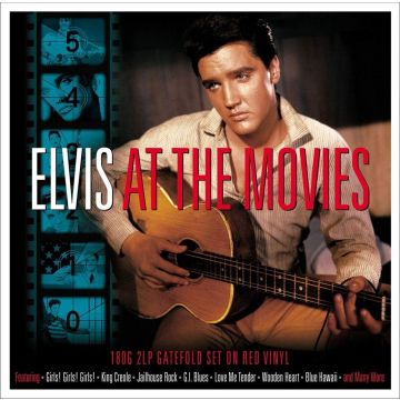 ELVIS PRESLEY - AT THE MOVIES (RED VINYL)