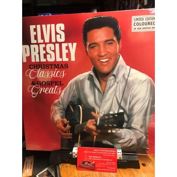 ELVIS PRESLEY - CHRISTMAS CLASSICS & GOSPEL GREATS (AMS EXCLUSIVE) (SNOWY WHITE V