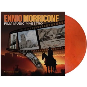 MASK - ENNIO MORRICONE - FILM MUSIC MAESTRO (TRANSPARENT RED & BLACK MIX