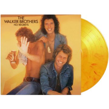 WALKER BROTHERS - NO REGRETS (YELLOW, RED & ORANGE MARBLED VINYL)