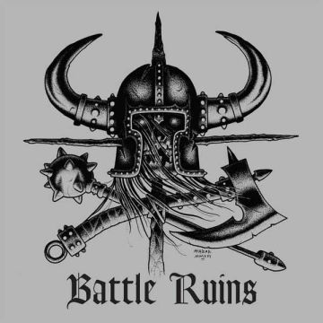 BATTLE RUINS - BATTLE RUINS (SILVER/BLACK SWIRL VINYL)