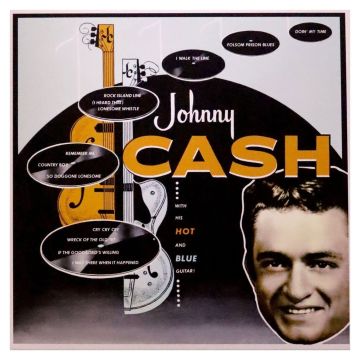 JOHNNY CASH - WITH HIS HOT & BLUE GUITAR