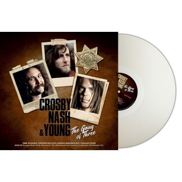 CROSBY. NASH & YOUNG - GANG OF THREE (NATURAL CLEAR VINYL)