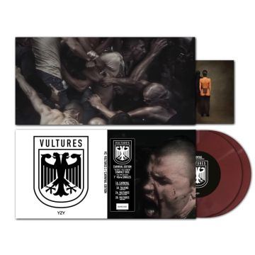 YE (KANYE WEST) & TY DOLLA SIGN - VULTURES 1 - CARNIVAL EDITION (MAROON 7INCH/EXCLUSIVE ARTWORK)