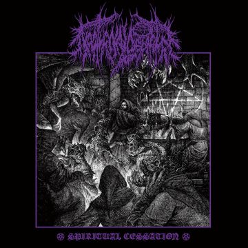 NOCTURNAL DEPARTURE - SPIRITUAL CESSATION (SILVER/GRIMACE PURPLE PINWHEELS/BLACK SPLATT