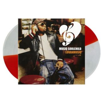 MUSIQ SOULCHILD - LUVANMUSIQ (SPLIT RED & CLEAR SPARKLED VINYL)