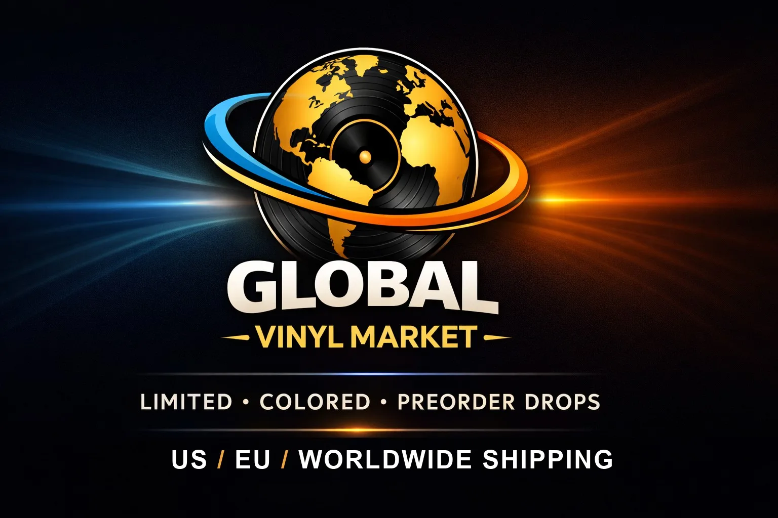 Global Vinyl Market — limited, colored and pre-order vinyl drops, US / EU / worldwide shipping